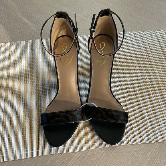 Sam Edelman Women's Yaro Dress Sandal, LEOPARD HAIR LEATHER, size 10, NWOT - Picture 5 of 13